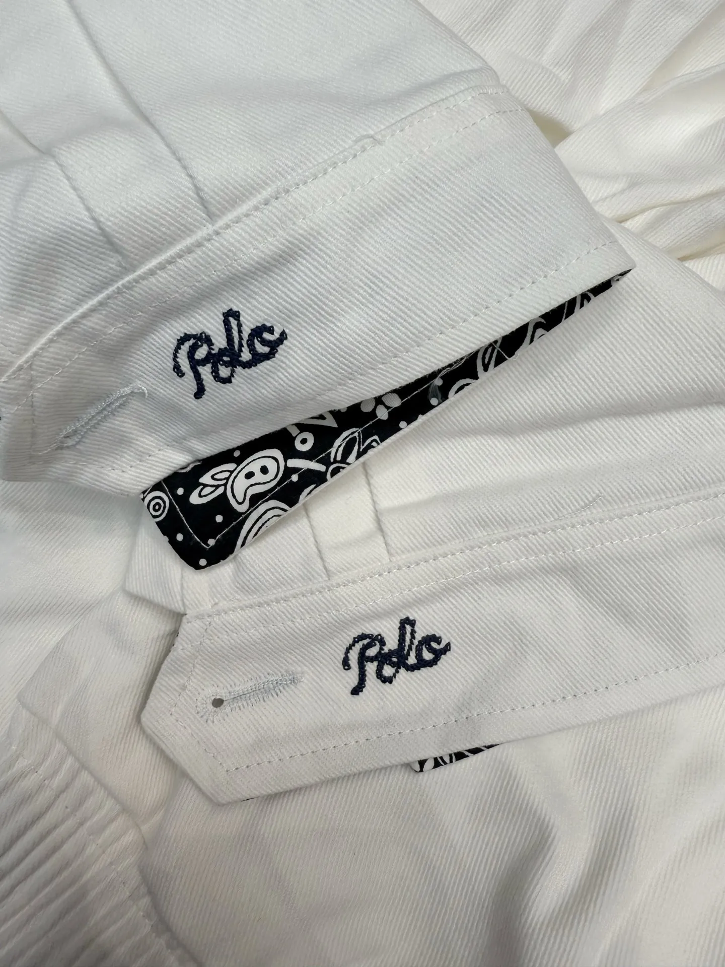 P298 Ralph Lauren·🇺🇸American high-end brand new color-blocked jacket ✅✅✅Ready stock Focus on quality Feel free to compare Size: S M L XL Color: White